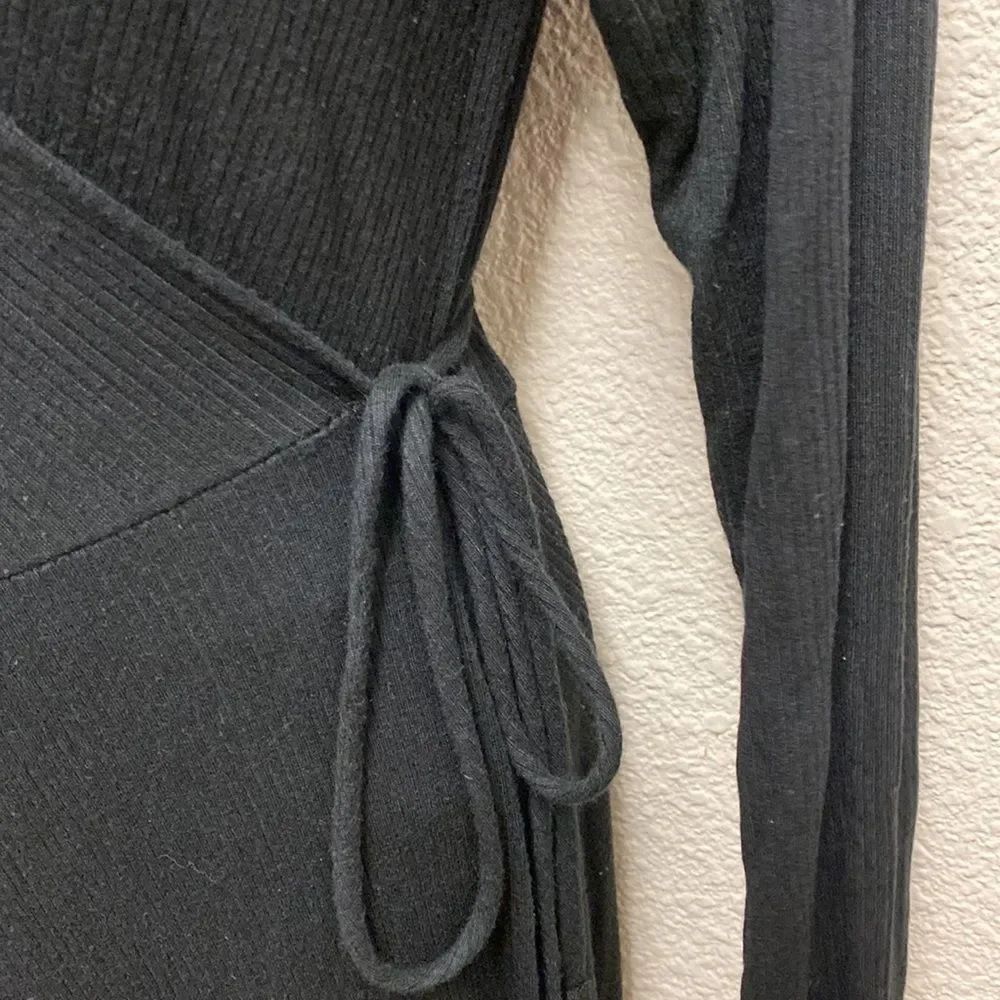 Lulu’s Ribbed Wrap Maxi Dress Large - Picture 5 of 6
